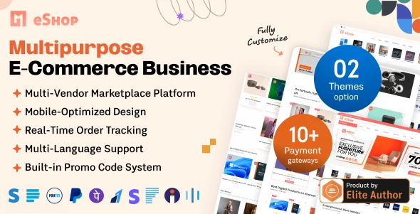 eShop Web – Multi Vendor eCommerce Marketplace / CMS